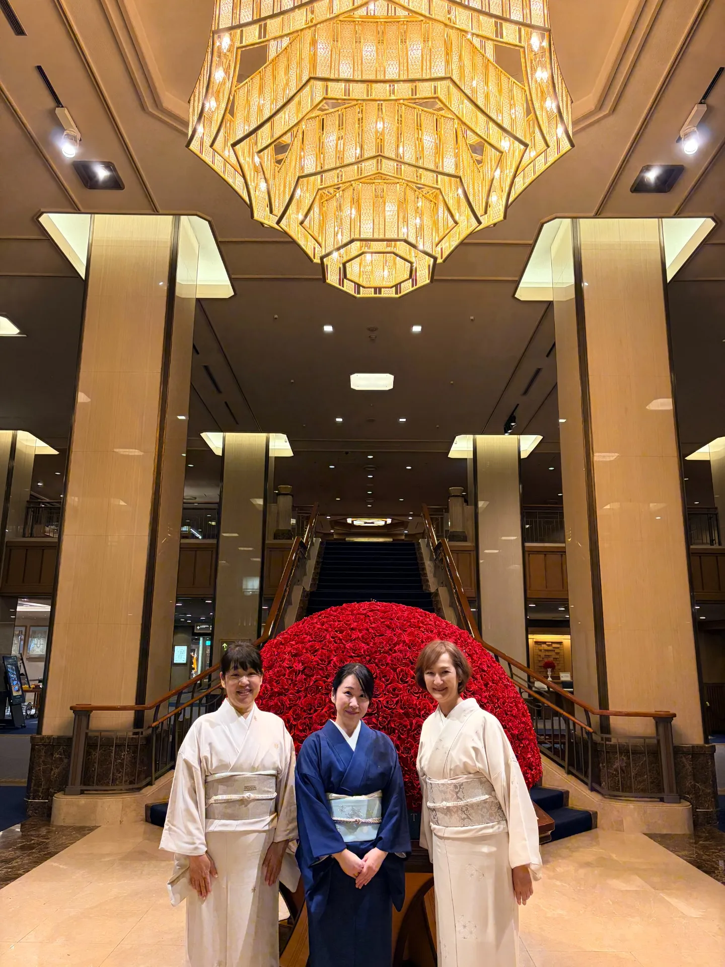 飯田橋・神楽坂の着付け教室｜生徒さんとのお出かけ@帝国ホテル